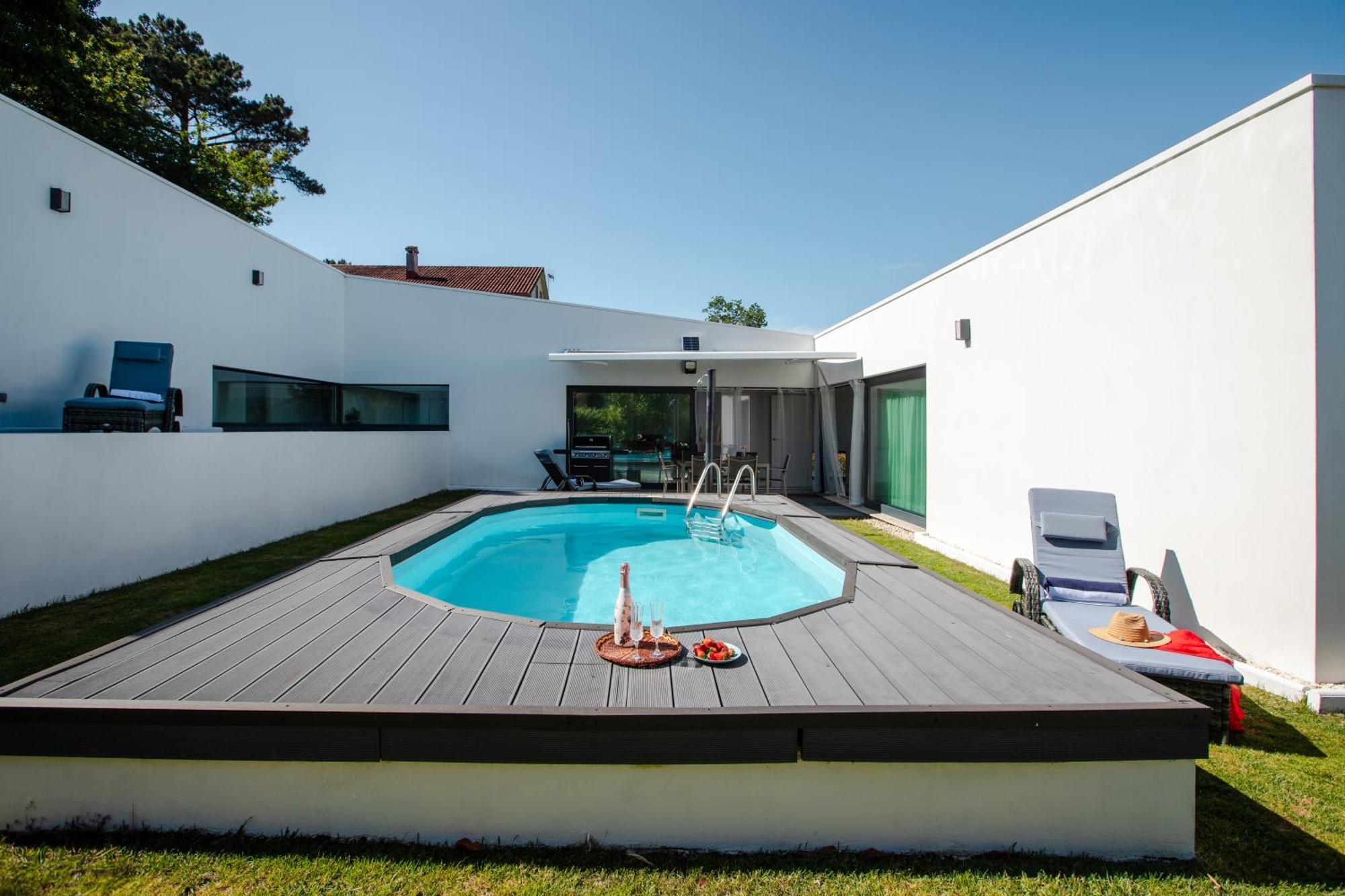 Villa Con Piscina Y Jardin, Santiago De Compostela Teo 外观 照片