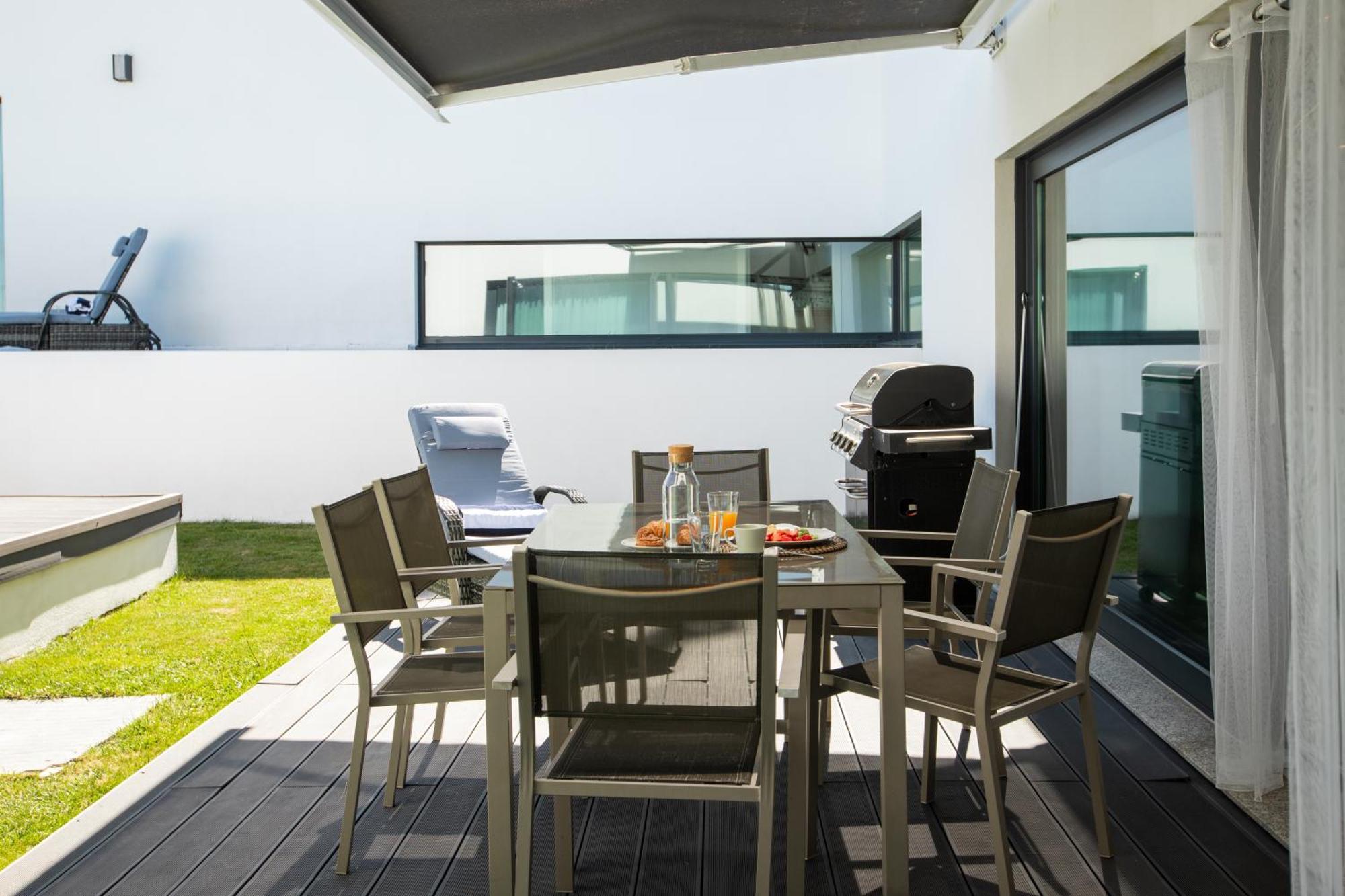 Villa Con Piscina Y Jardin, Santiago De Compostela Teo 外观 照片