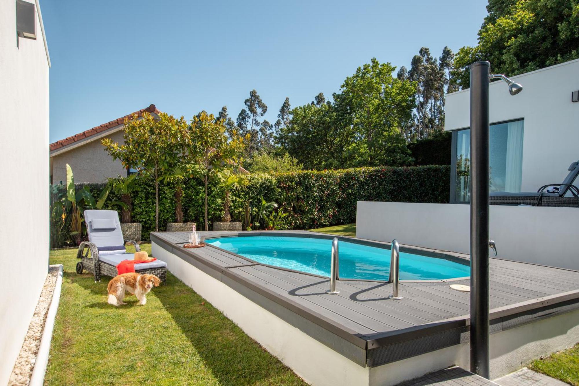 Villa Con Piscina Y Jardin, Santiago De Compostela Teo 外观 照片